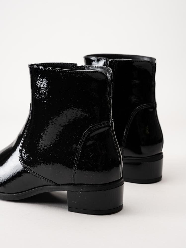 Ara - Graz-St 2.0 - Svarta boots i lackskinn