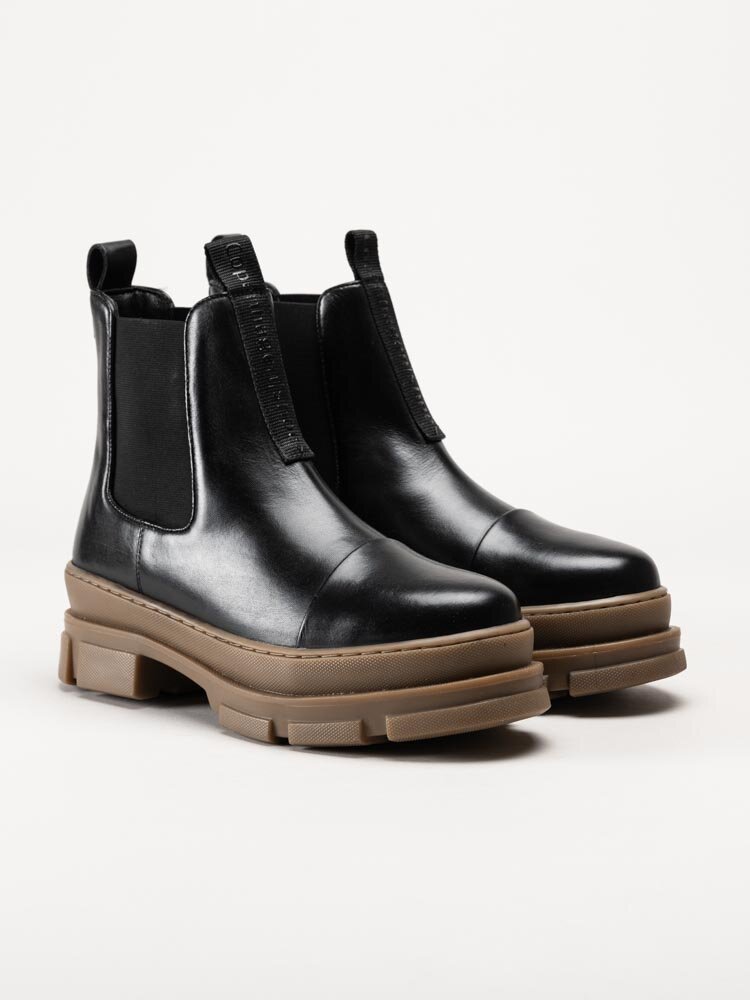 Copenhagen Shoes - You And Me Low 22 - Svarta chelsa boots i skinn