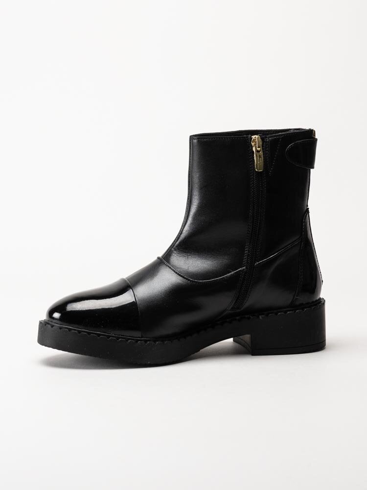 Copenhagen Shoes - Amie Boots Patent - Svarta boots i skinn