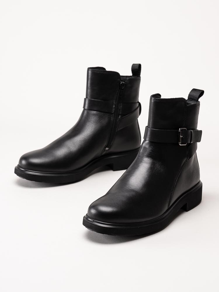 Ecco - Metropole Amsterdam - Svarta boots i skinn