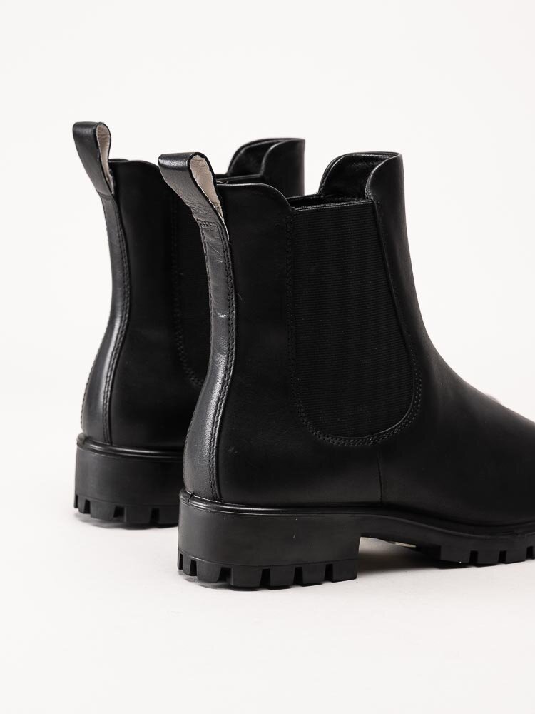 Ecco - Modtray W - Svarta chelsea boots i skinn