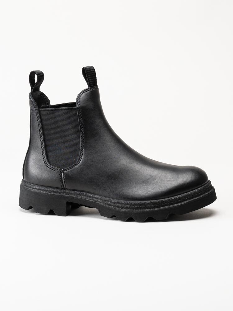 Ecco - Grainer W - Svarta chelsea boots i skinn