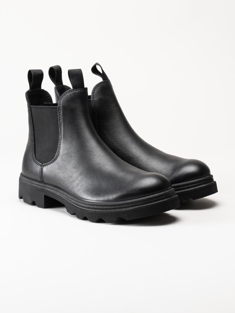 Ecco - Grainer W - Svarta chelsea boots i skinn