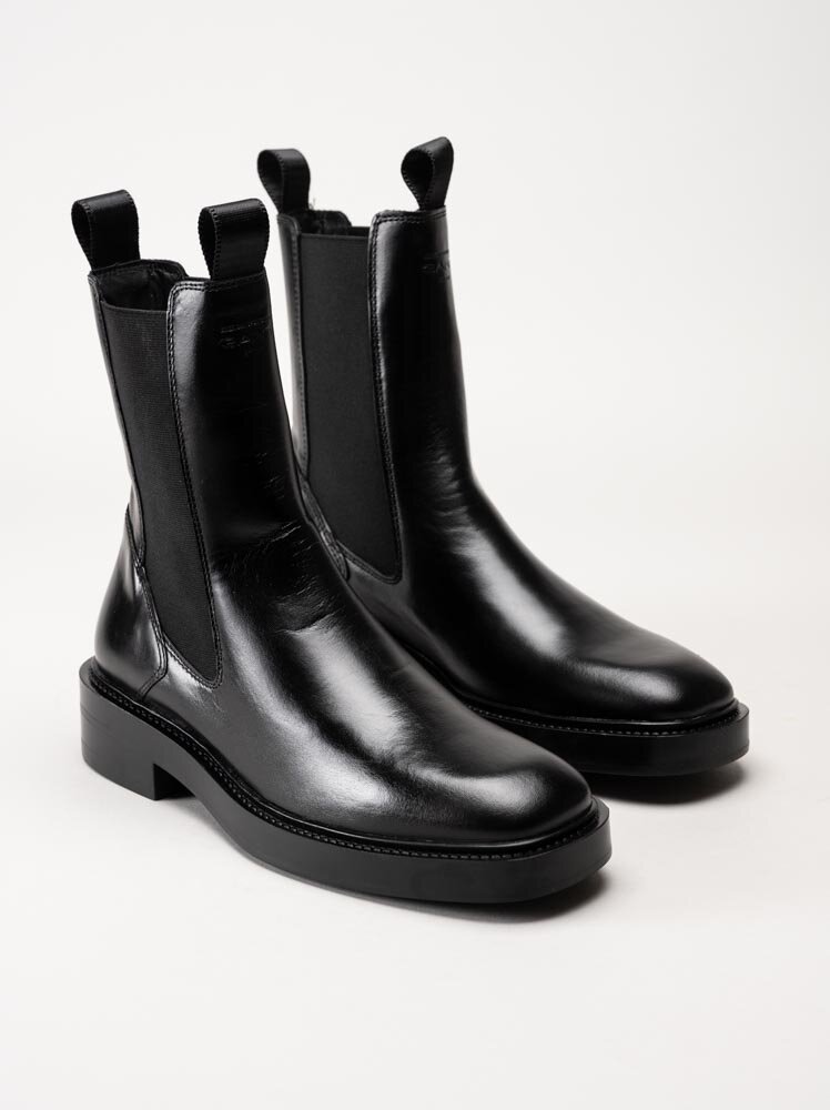 Gant Footwear - Fallwi - Svarta chelsea boots i skinn