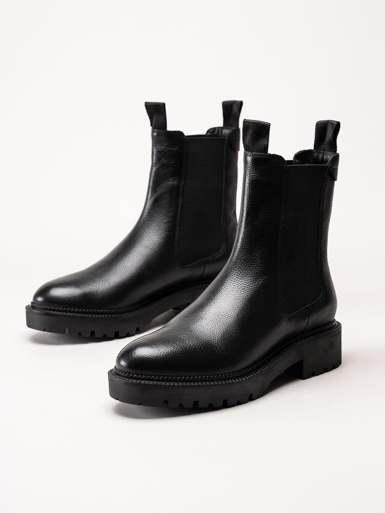 Gant Footwear - Kelliin - Svarta chelsea boots i skinn