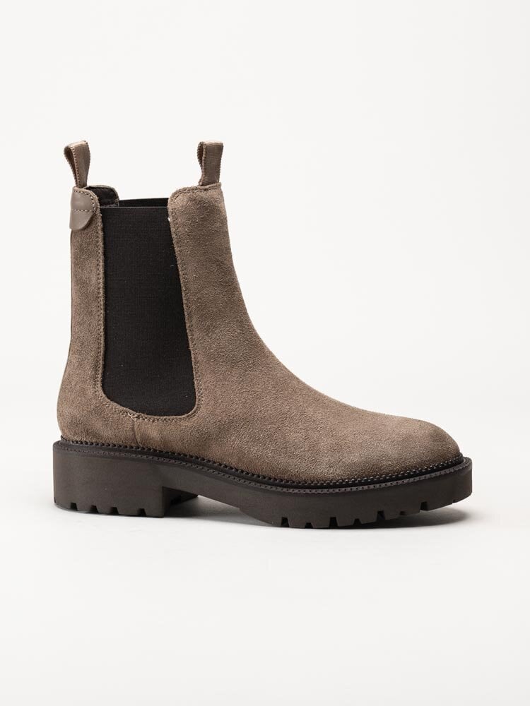 Gant Footwear - Kelliin - Greige chelsea boots i mocka