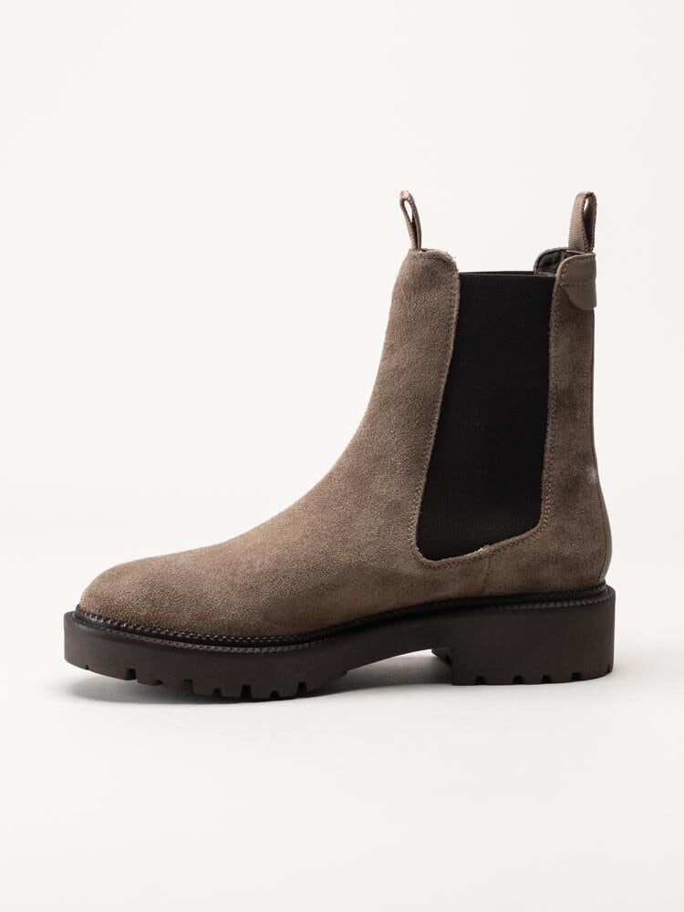 Gant Footwear - Kelliin - Greige chelsea boots i mocka