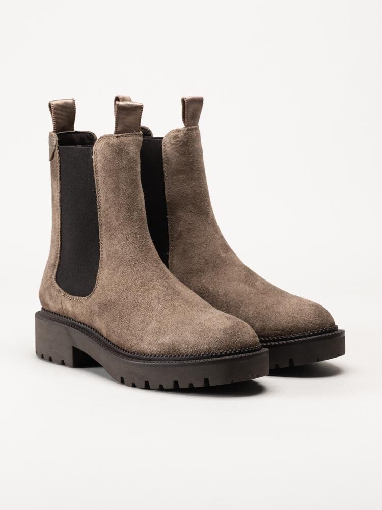 Gant Footwear - Kelliin - Greige chelsea boots i mocka