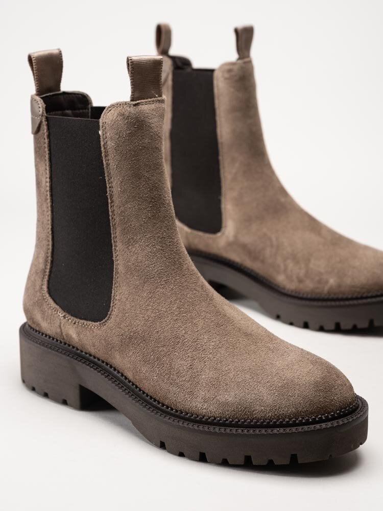 Gant Footwear - Kelliin - Greige chelsea boots i mocka