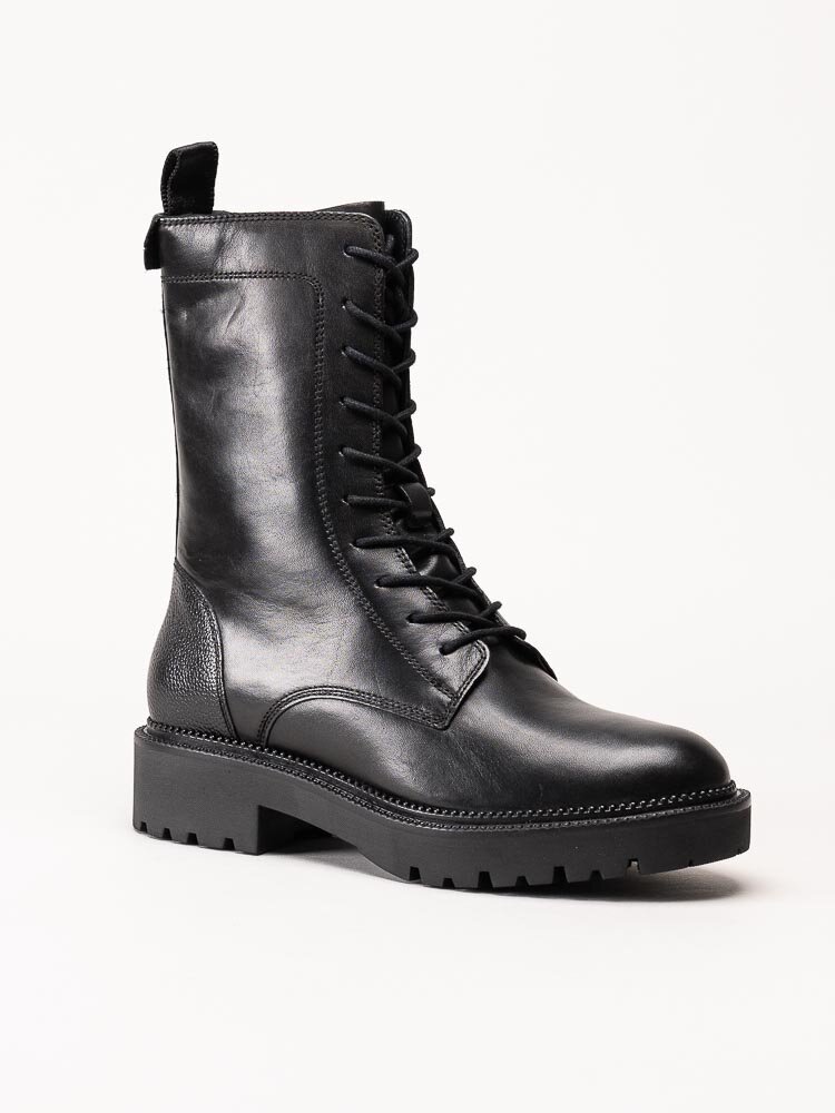 Gant Footwear - Kelliin - Svarta höga kängor i skinn