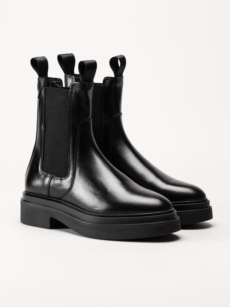 Gant Footwear - Zandrin - Svarta chelsea boots i skinn