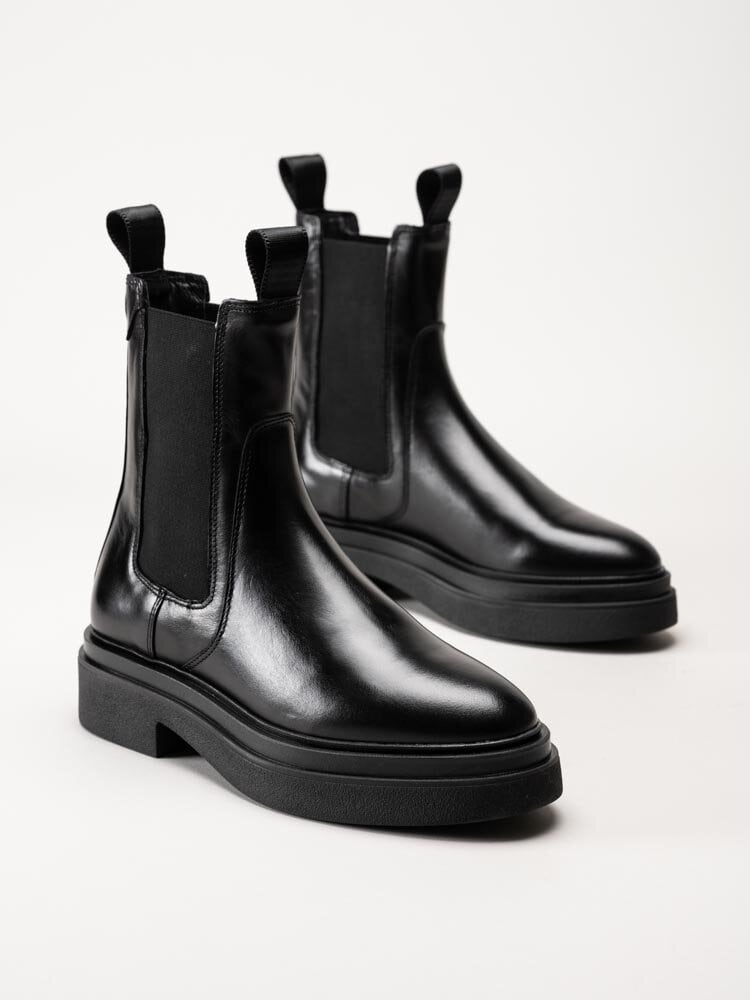 Gant Footwear - Zandrin - Svarta chelsea boots i skinn