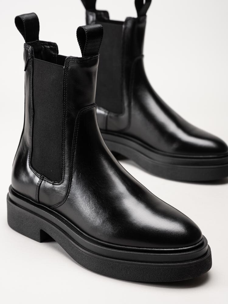 Gant Footwear - Zandrin - Svarta chelsea boots i skinn