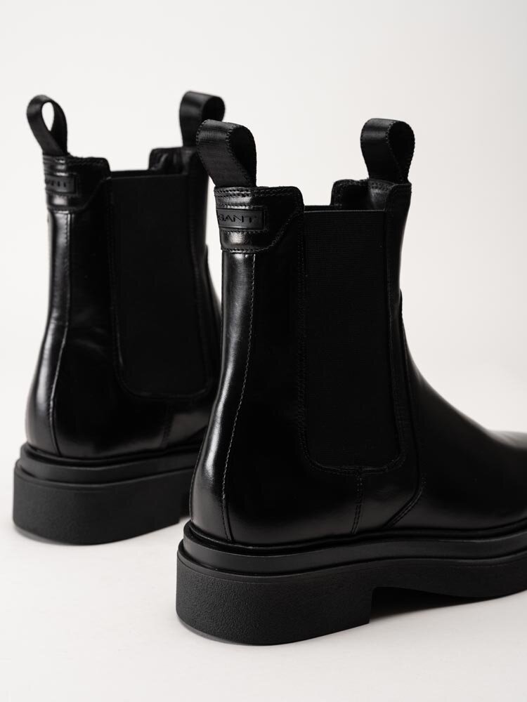 Gant Footwear - Zandrin - Svarta chelsea boots i skinn