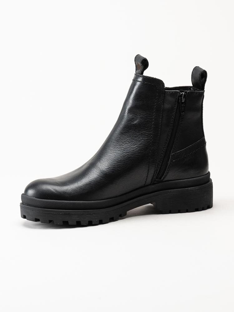 Canada Snow - Mount Verdi - Svarta chelsea boots i skinn