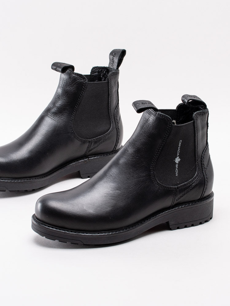 Canada Snow - Dawis - Svarta grova chelsea boots