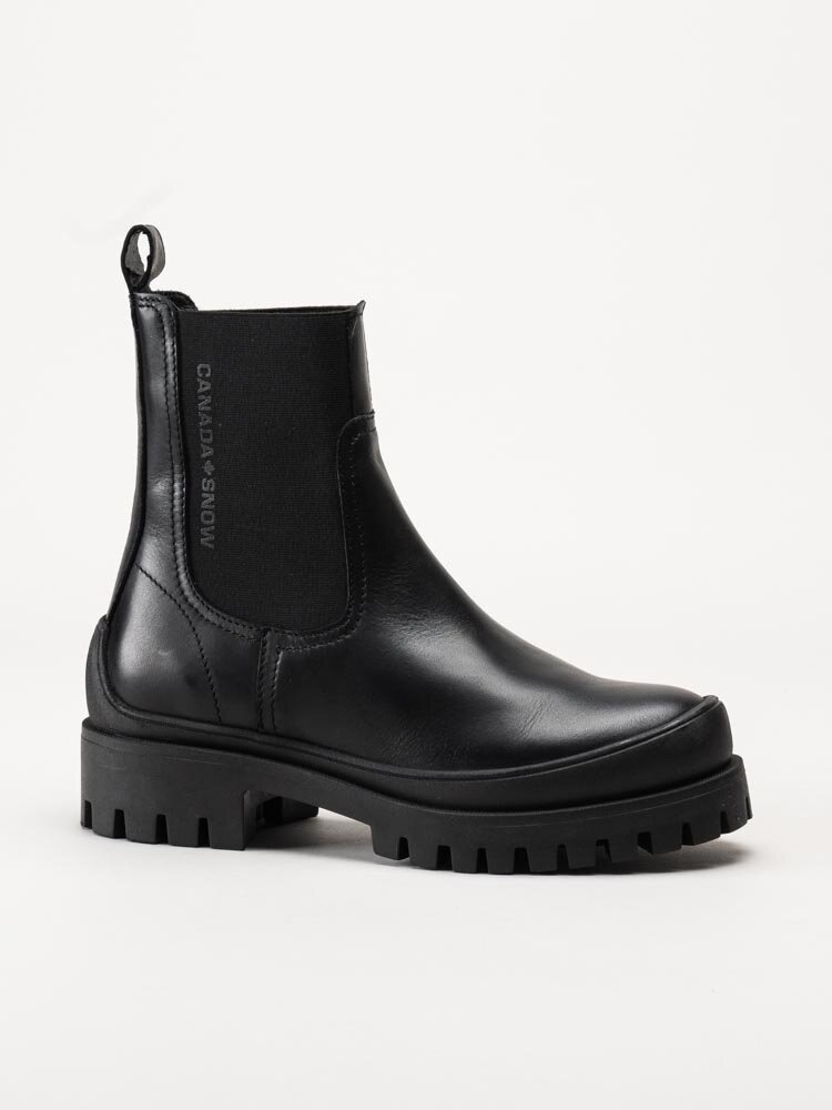 Canada Snow - Mount Vectra - Svarta chelsea boots i skinn