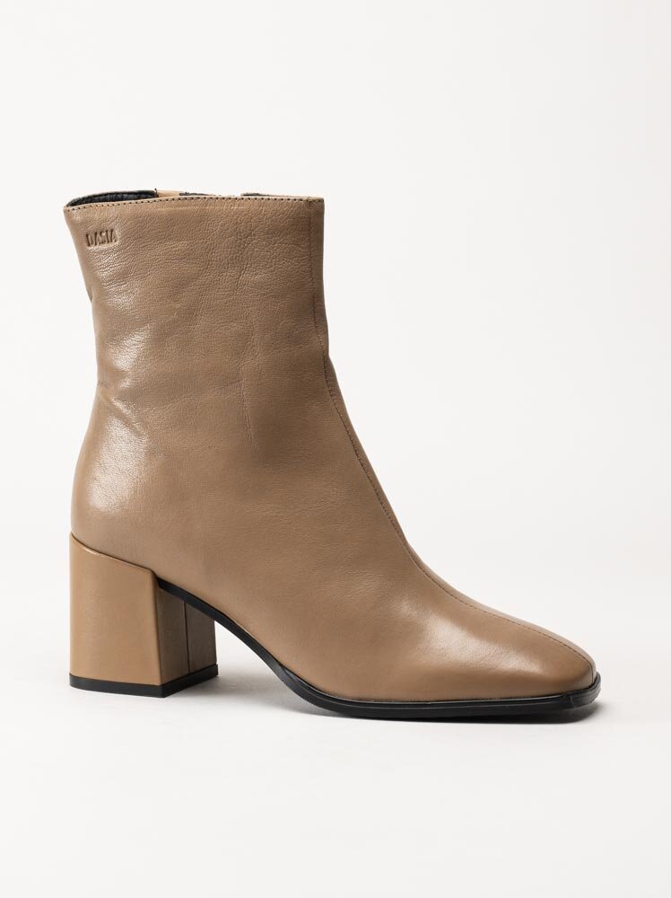 Dasia - Magna - Beige boots i skinn