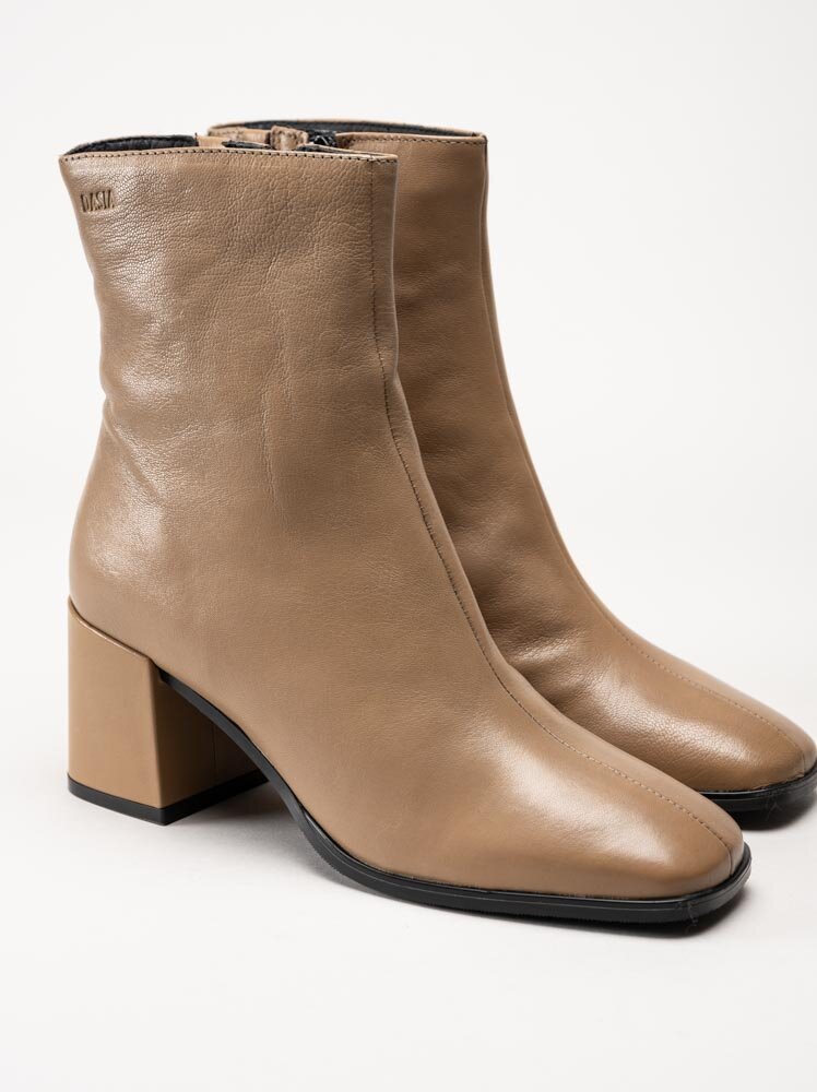 Dasia - Magna - Beige boots i skinn