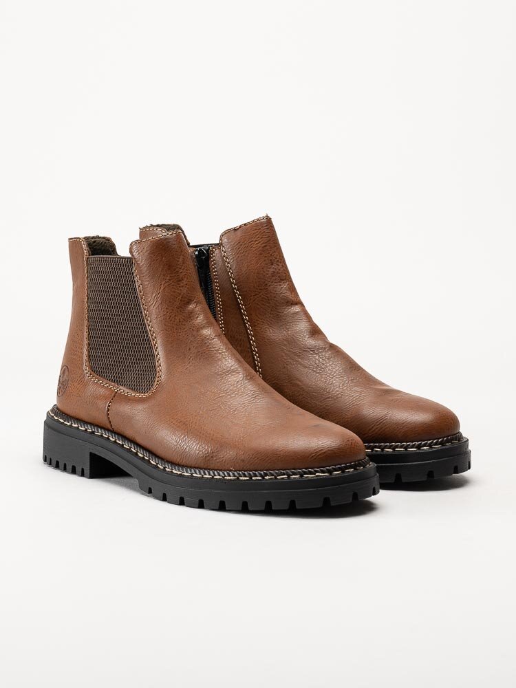 Rieker - Ljusbruna chelsea boots