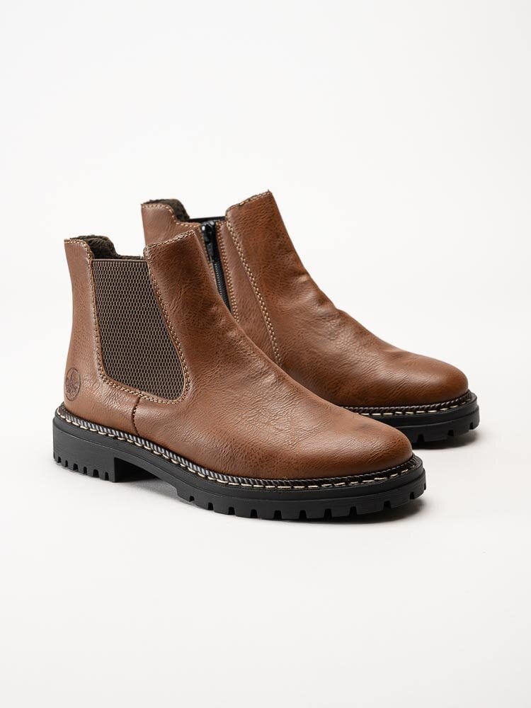 Rieker - Ljusbruna chelsea boots