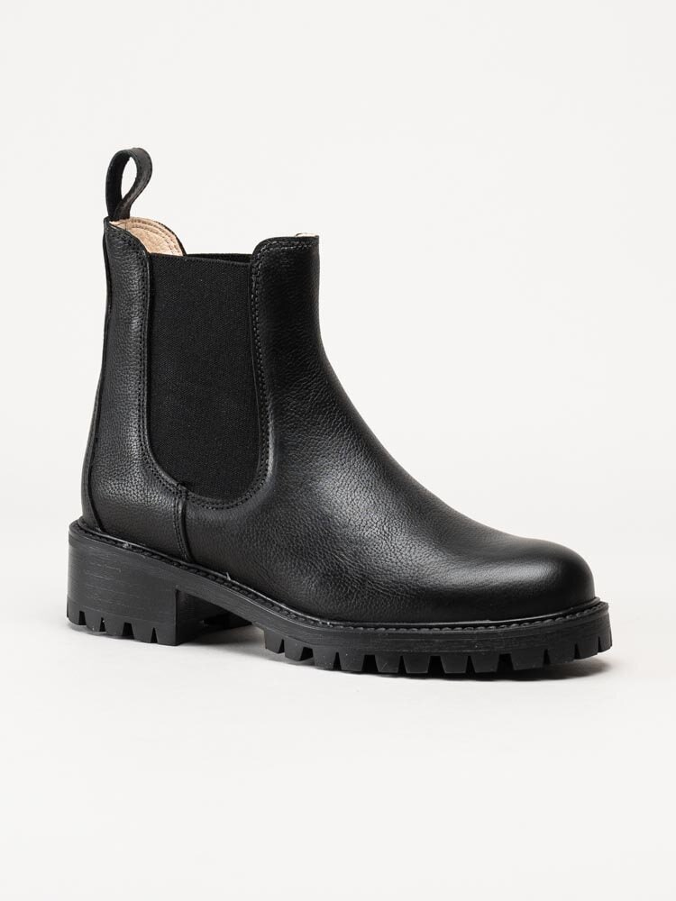 Kavat - Moda EP - Svarta chelsea boots i skinn