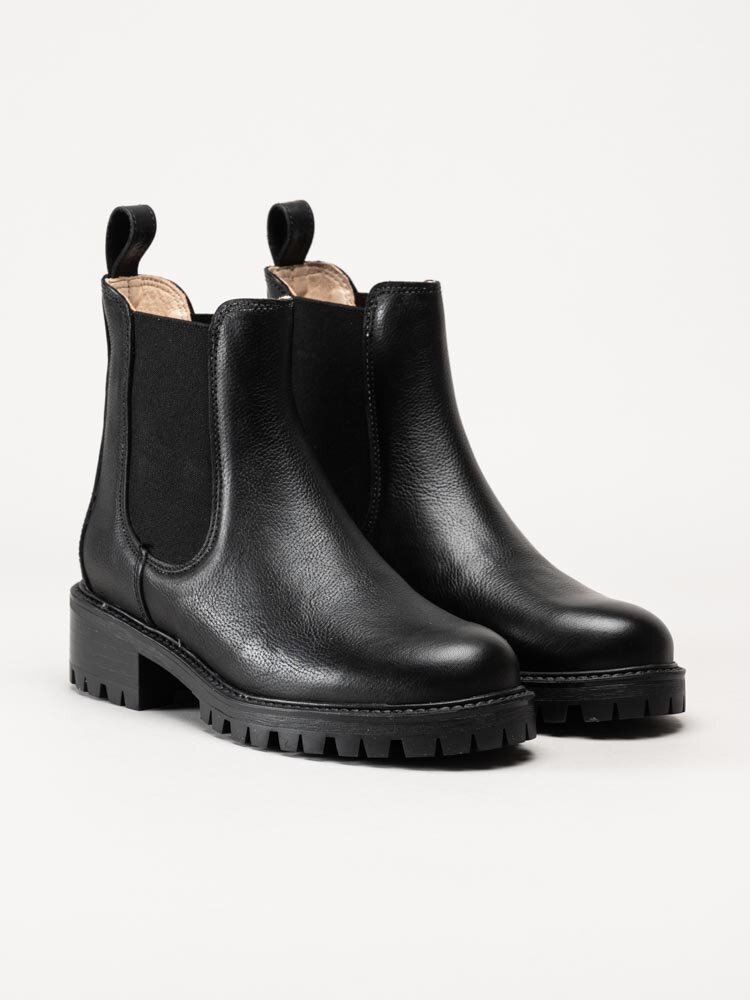 Kavat - Moda EP - Svarta chelsea boots i skinn