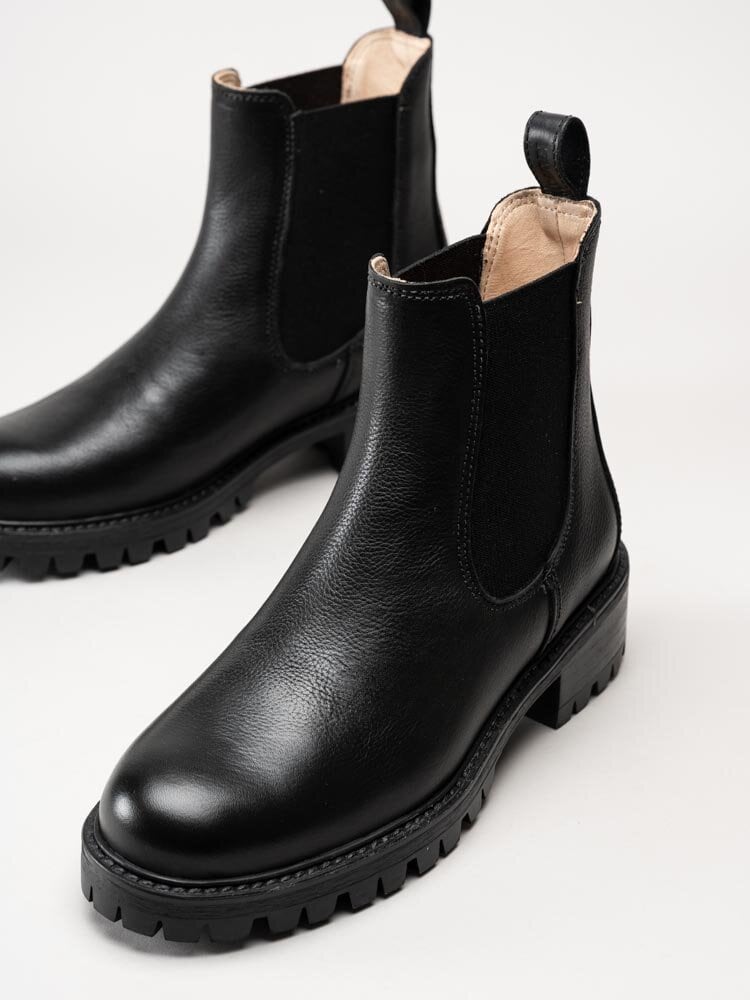 Kavat - Moda EP - Svarta chelsea boots i skinn