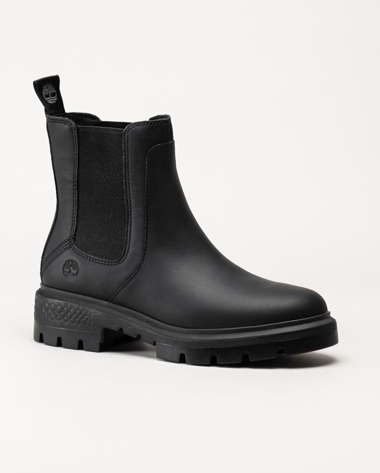 Timberland - Cortina Valley - Svarta chelsea boots i skinn