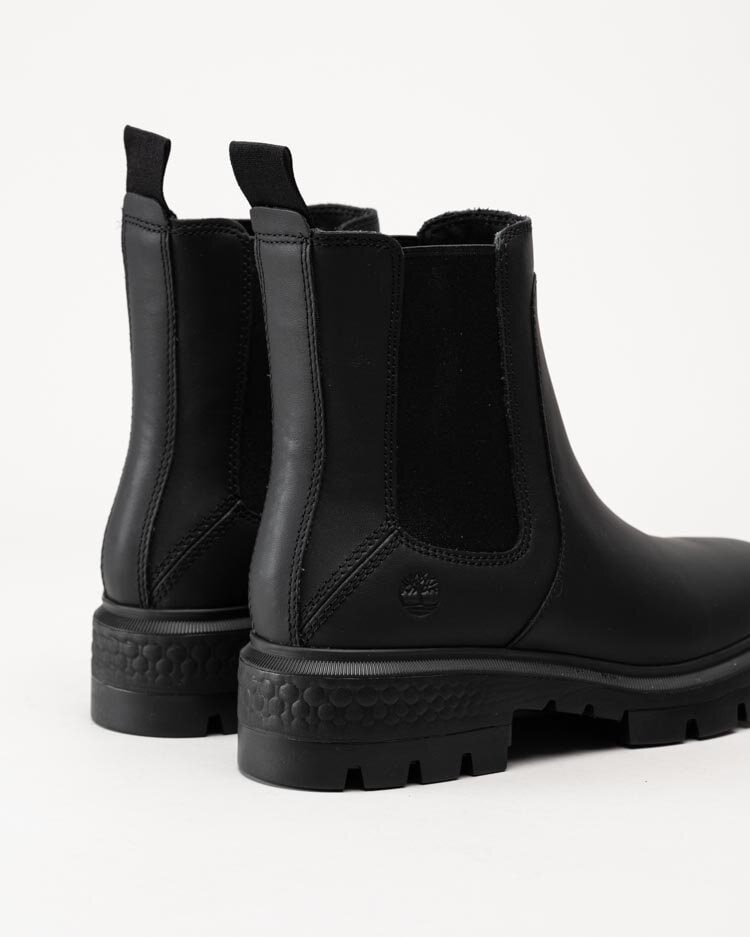 Timberland - Cortina Valley - Svarta chelsea boots i skinn