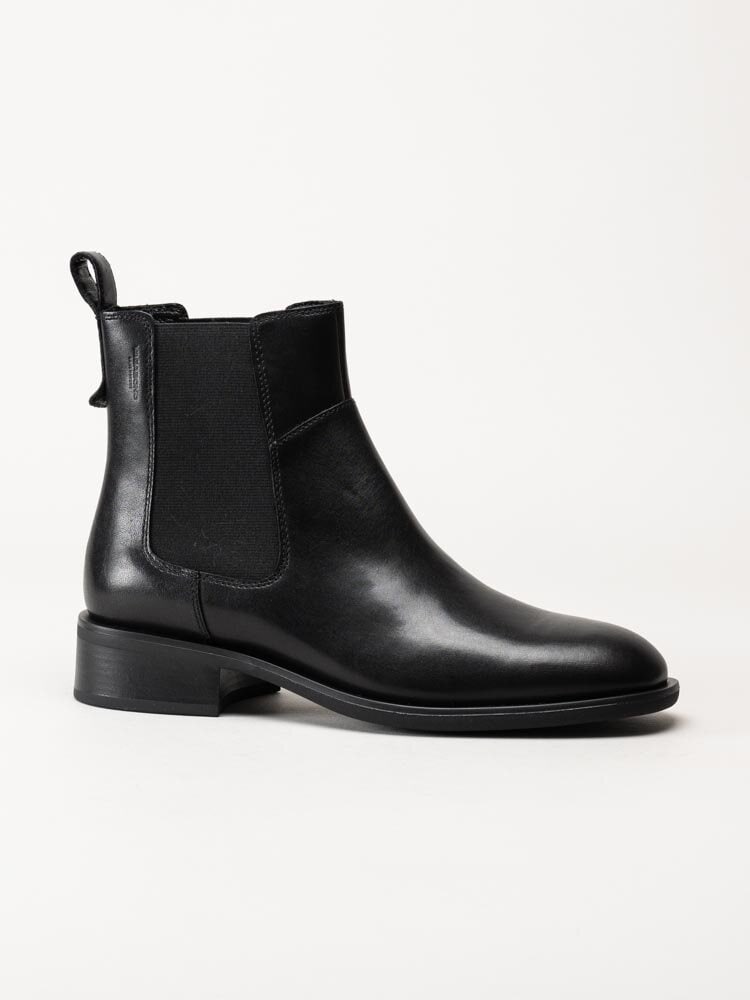 Vagabond - Sheila - Svarta chelsea boots i skinn