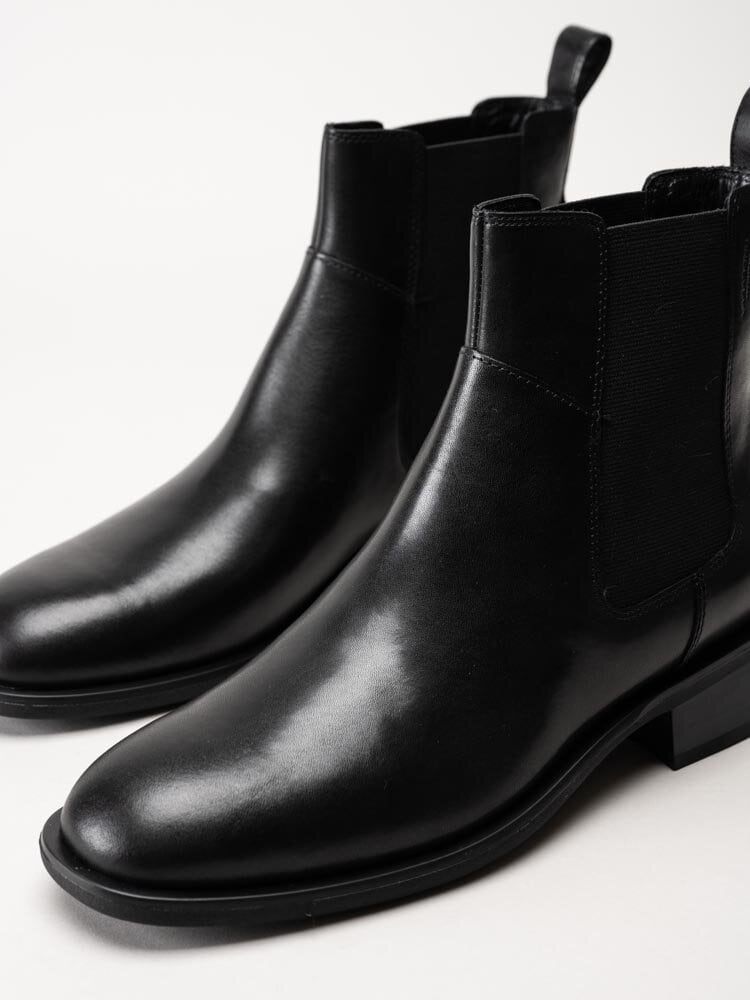 Vagabond - Sheila - Svarta chelsea boots i skinn