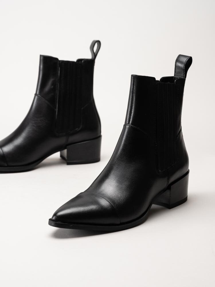 Vagabond - Marja - Svarta boots i skinn