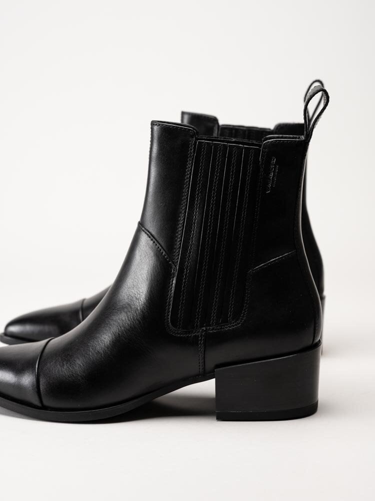 Vagabond - Marja - Svarta boots i skinn