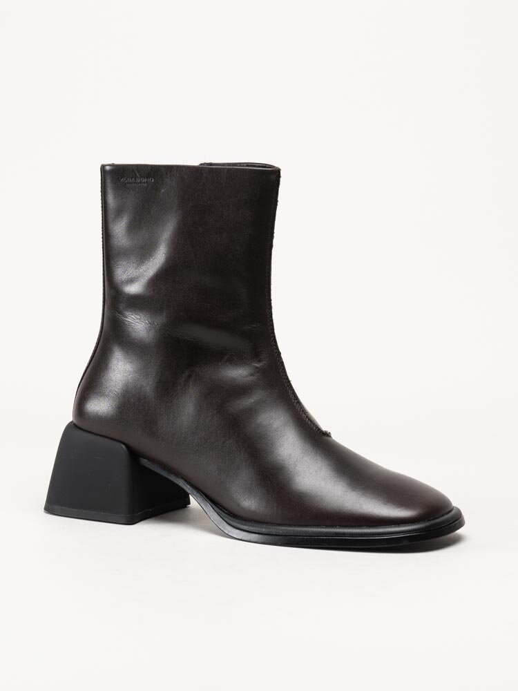 Vagabond - Ansie - Mörkbruna boots i skinn