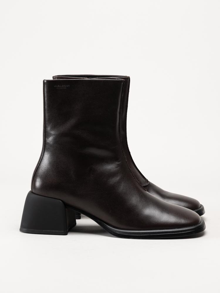 Vagabond - Ansie - Mörkbruna boots i skinn