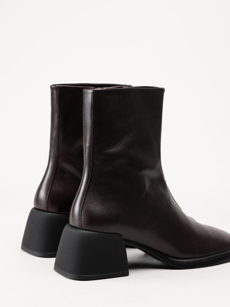 Vagabond - Ansie - Mörkbruna boots i skinn