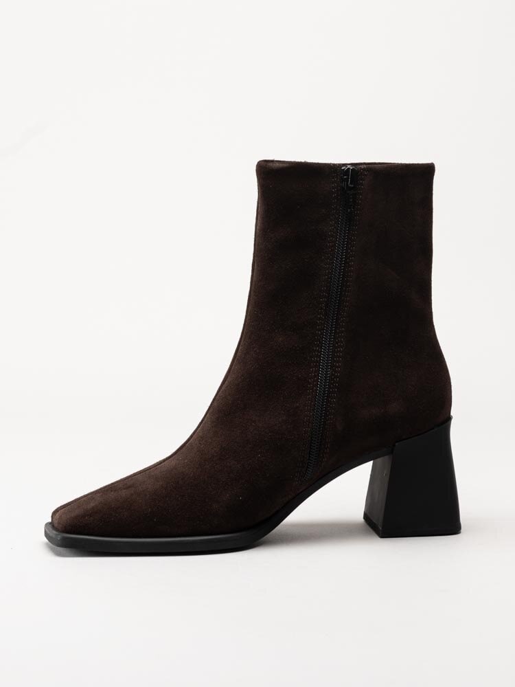 Vagabond - Hedda - Mörkbruna boots i mocka