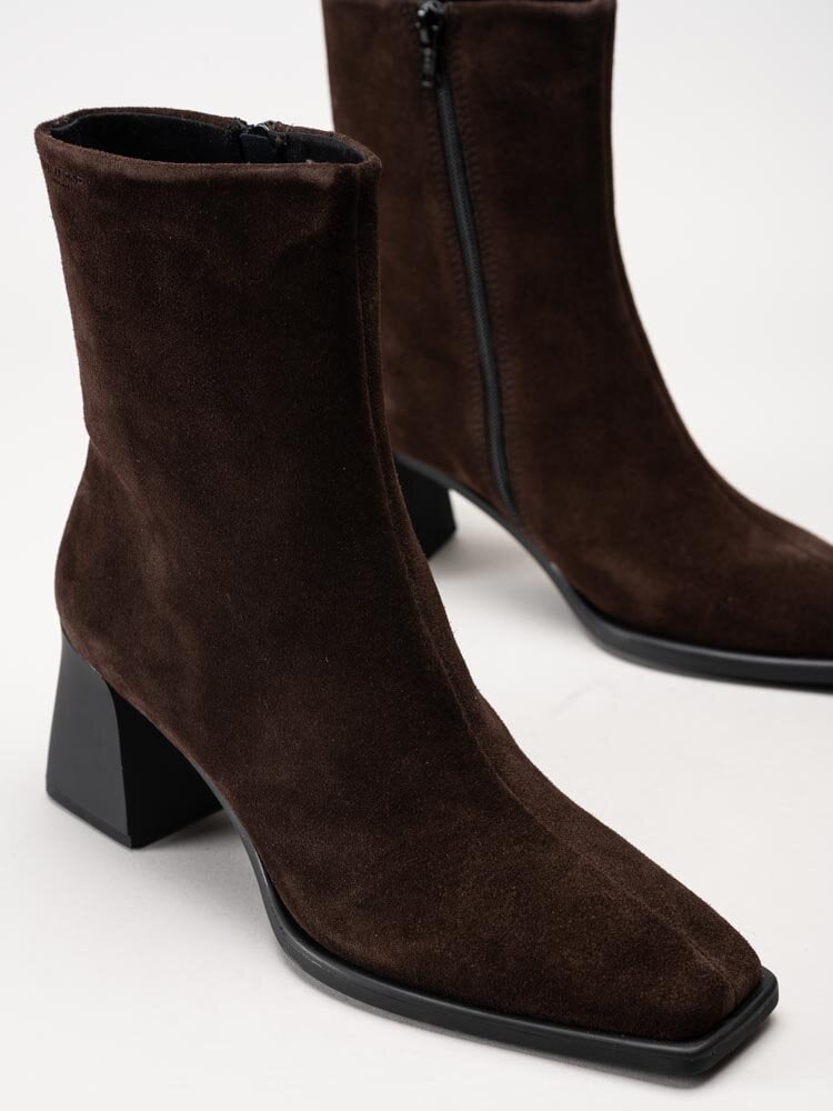 Vagabond - Hedda - Mörkbruna boots i mocka