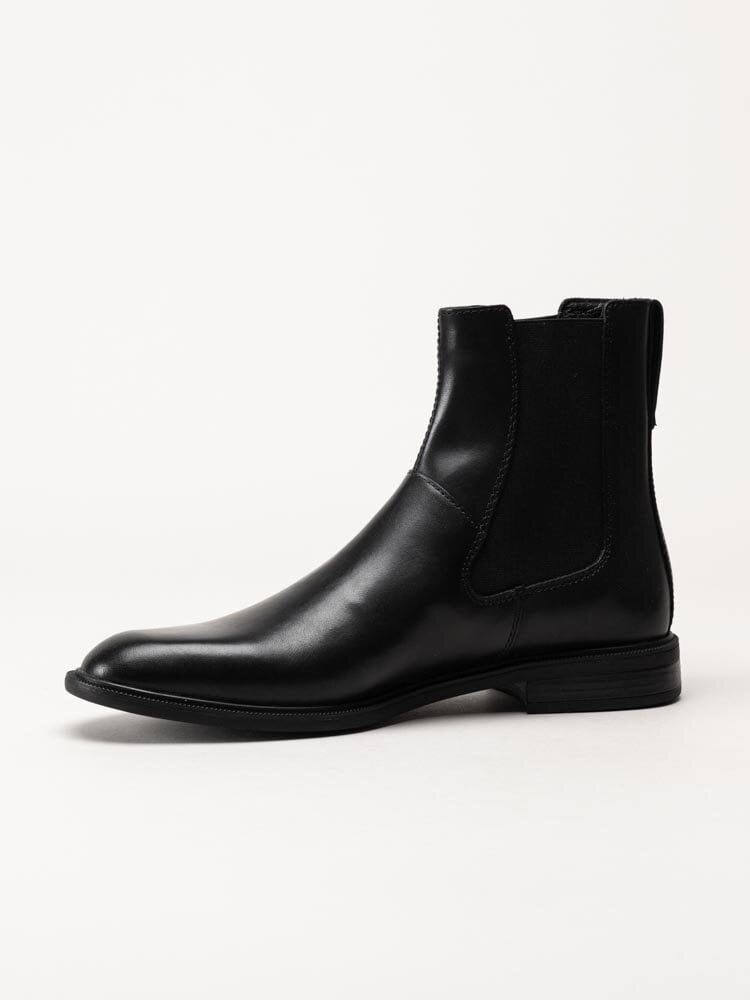 Vagabond - Frances 2.0 - Svarta chelsea boots i skinn