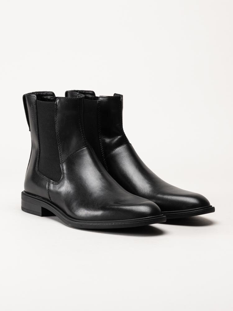 Vagabond - Frances 2.0 - Svarta chelsea boots i skinn