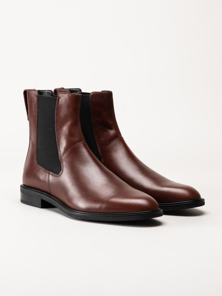 Vagabond - Frances 2.0 - Bruna chelsea boots i skinn