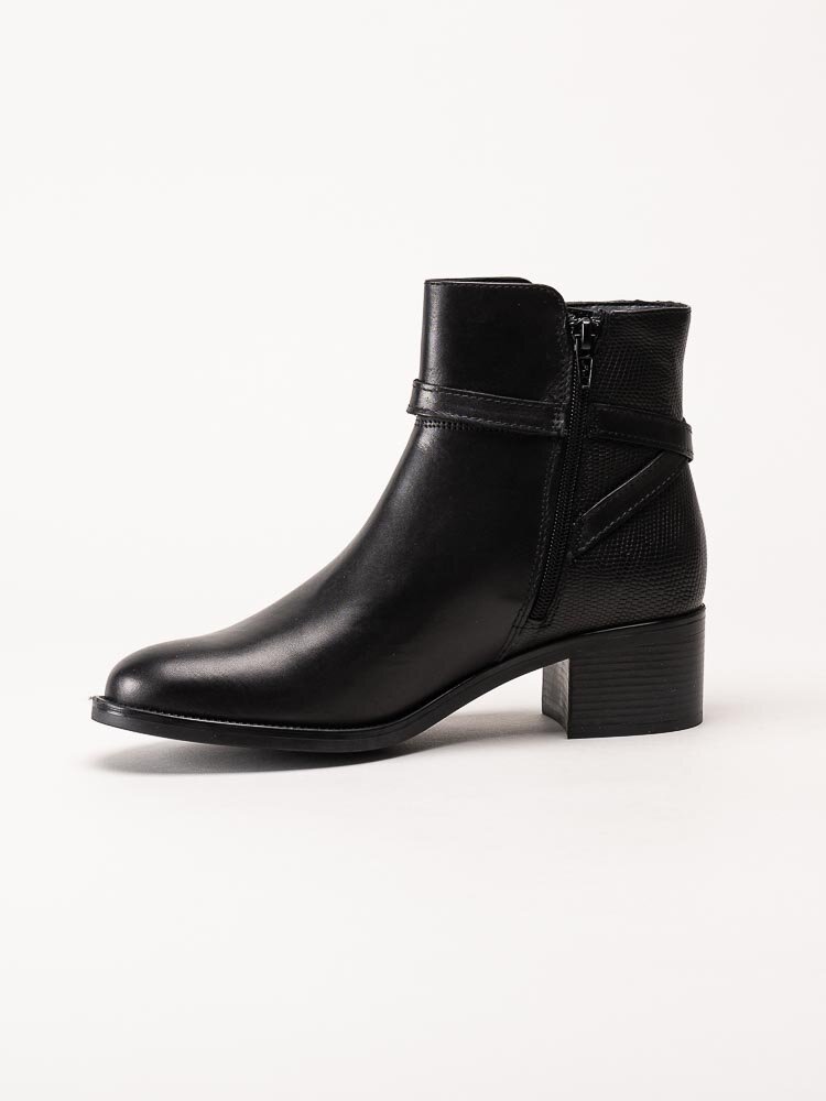 Tamaris - Svarta jodhpurs i skinn