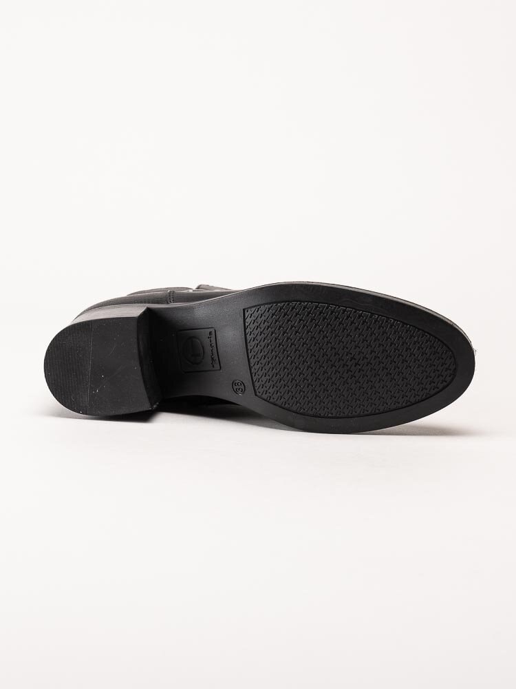 Tamaris - Svarta jodhpurs i skinn