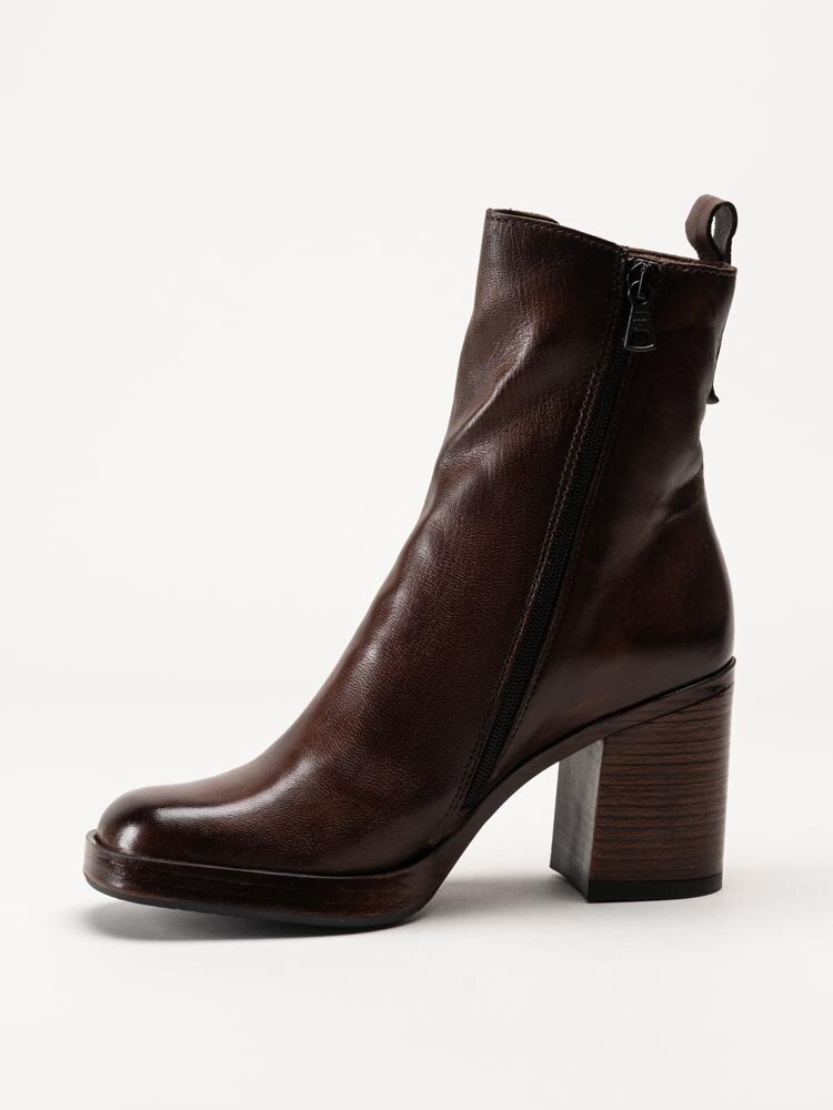 Mjus - Bruna boots i skinn
