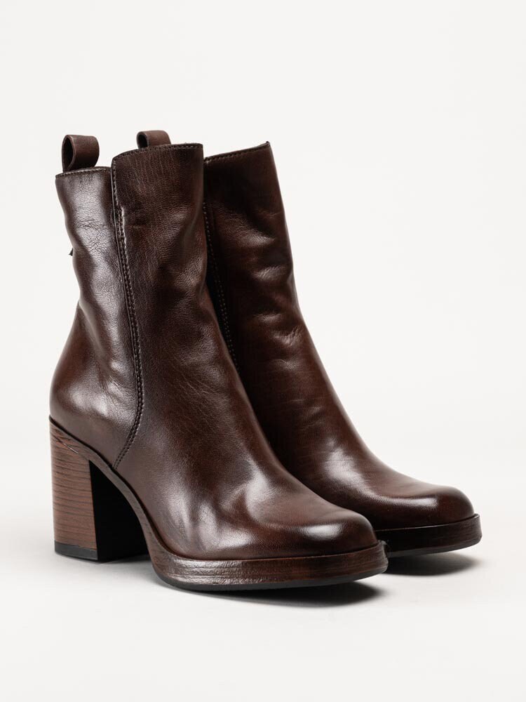 Mjus - Bruna boots i skinn
