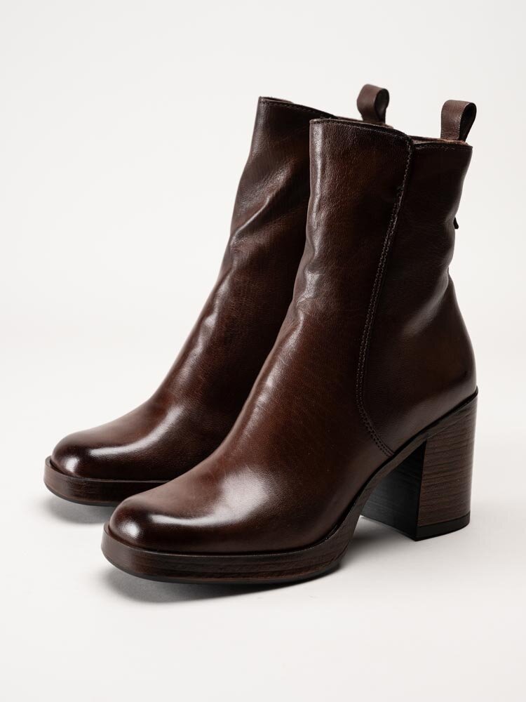 Mjus - Bruna boots i skinn