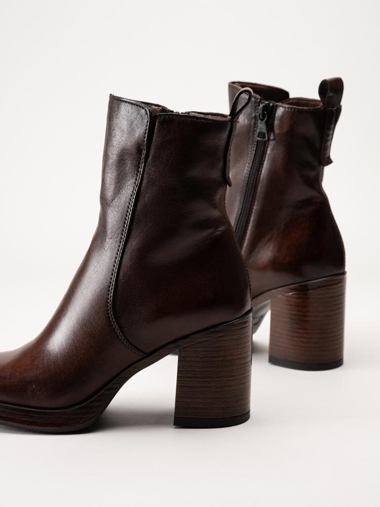 Mjus - Bruna boots i skinn