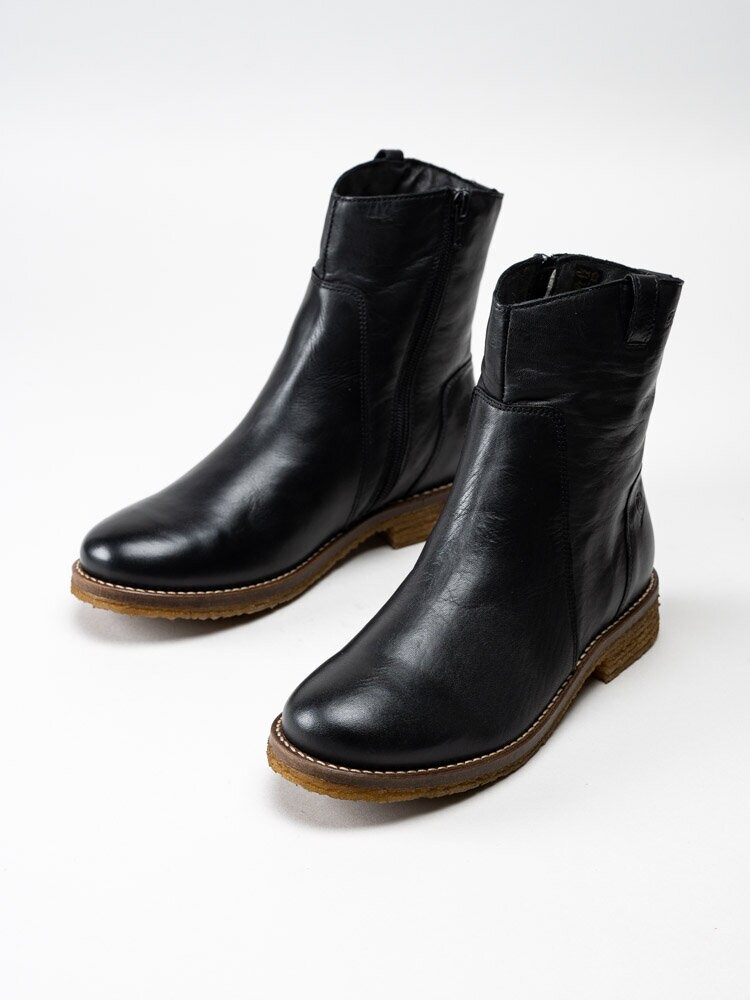 Rosa Negra - Svarta boots i skinn