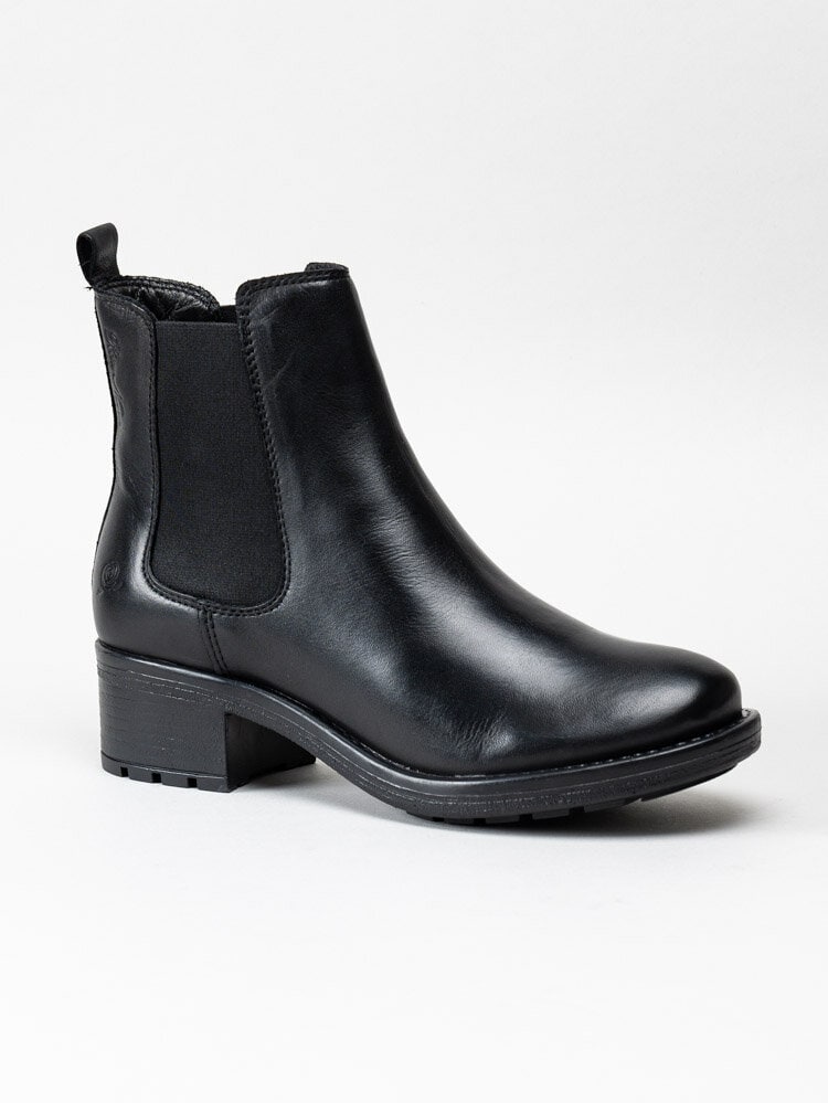 Rosa Negra - Svarta chelsea boots i skinn